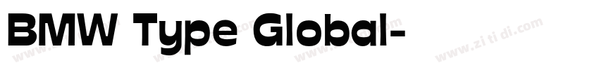 BMW Type Global字体转换